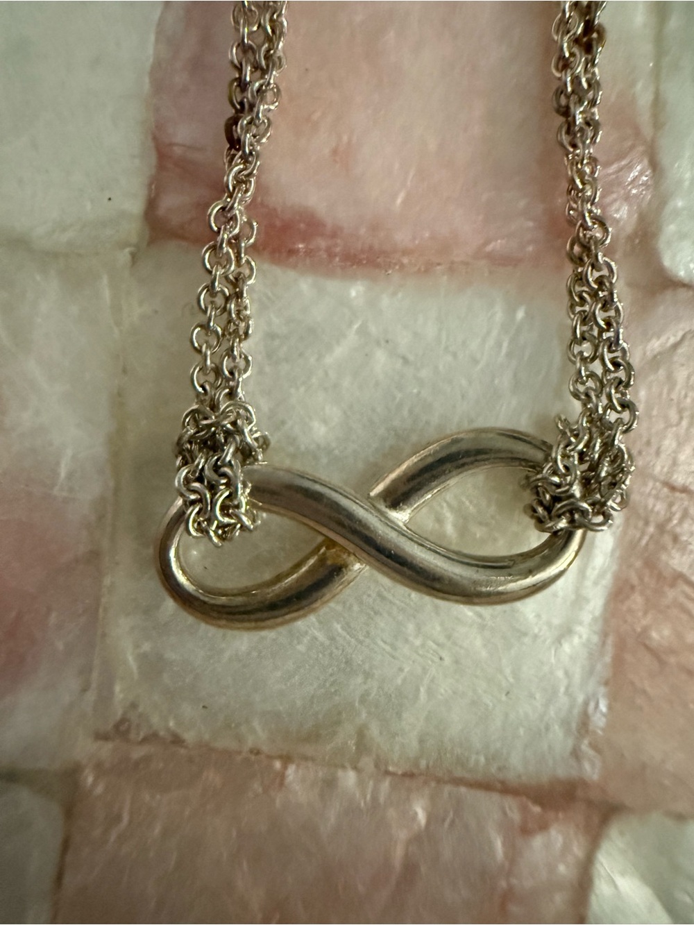 Infinity Pendant Necklace - Silver Tone Women’s Jewelry